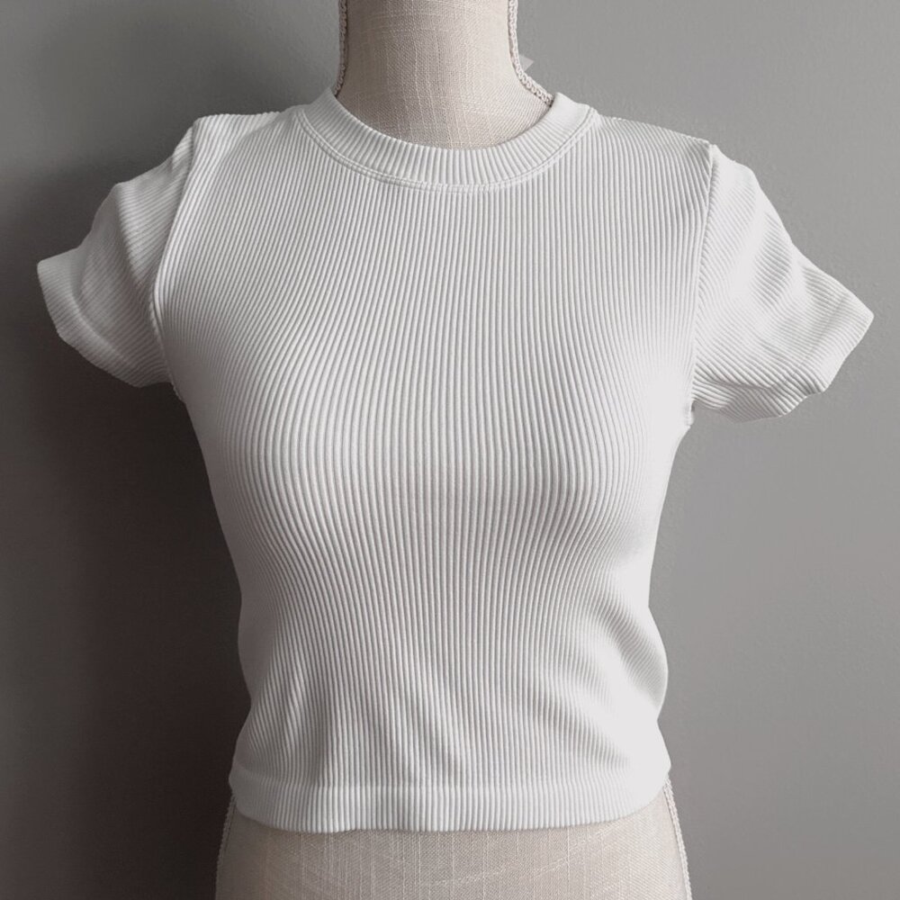 Women's White Lab Joy Cropped Top